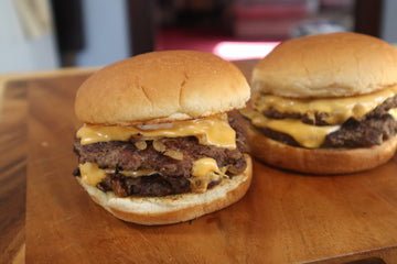Smoked Venison Smash Burgers