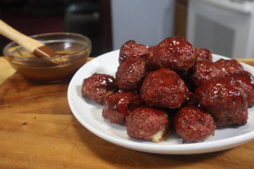 Smoked Vension Meatballs