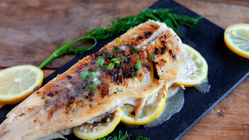 Grilled Trout with Garlic & Herbs