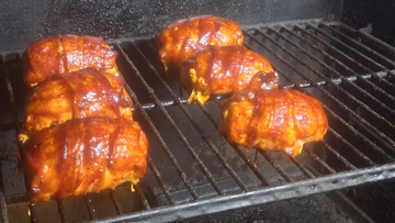 Smoked BBQ Pheasant Bombs